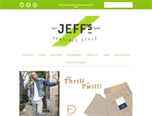 Tablet Screenshot of jeffsguyshop.com